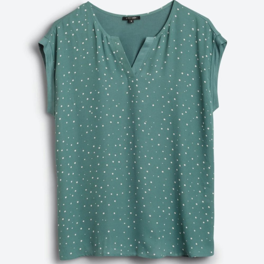 Like new! Papermoon Reece Mixed Material Top
